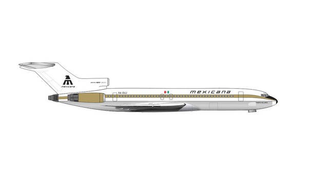 Boeing 727-200 Mexicana de Aviacion Golden Aztec XA-DUJ