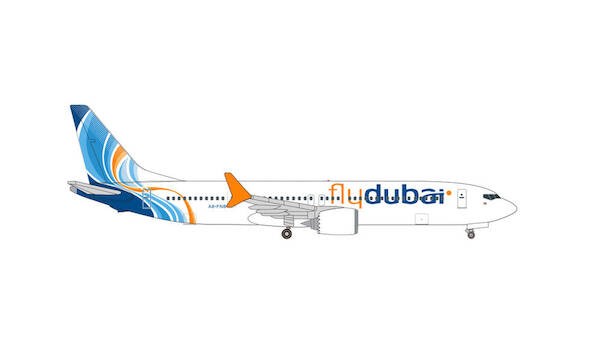 Boeing 737 MAX 9 Fly Dubai A6-FNB