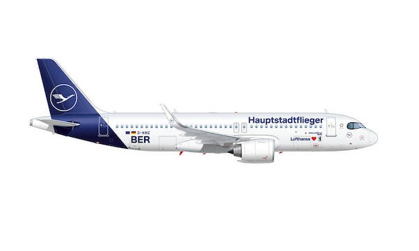 Airbus A320neo Lufthansa Hauptstadt flieger D-AINZ