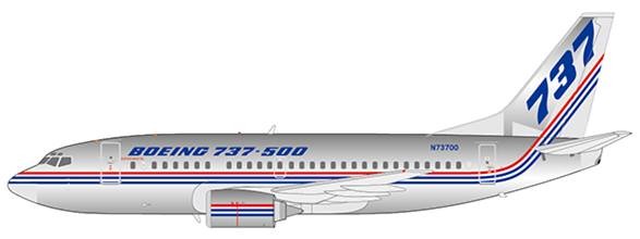 Boeing 737-500 House Color N73700 With Stand