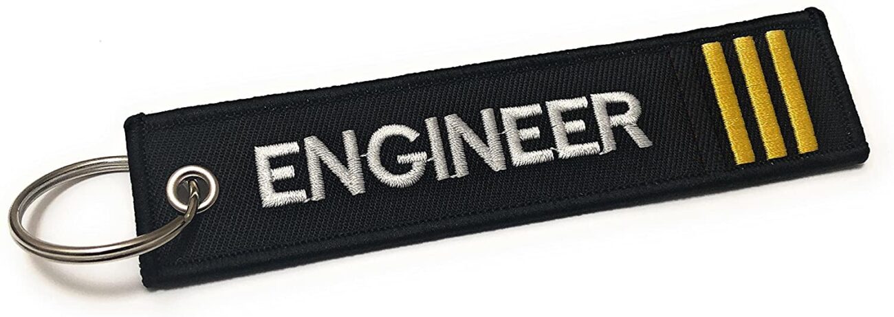 Porta-chaves Engineer (3 barras) Remove Before Flight