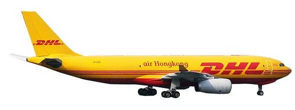 Airbus A330-200F DHL / Air Hong Kong B-LDS With Antenna