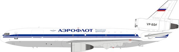 Douglas DC10-40F Aeroflot Russian Airlines VP-BDF with stand