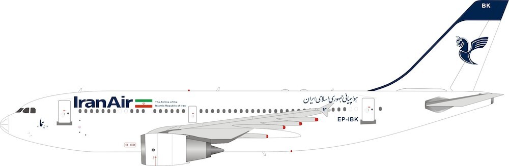 Airbus A310-304 Iran Air EP-IBK with stand