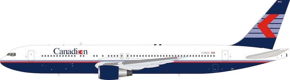 Boeing 767-300 Canadian Airlines C-GSCA with stand
