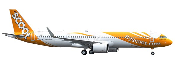 Airbus A321neo Scoot 9V-TCA With Antenna