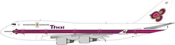 Boeing 747-400 Thai Airways W/logo HS-TGA