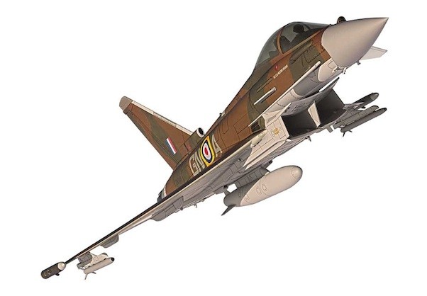 Eurofighter Typhoon FGR.4 ZK349 GN-A, Flt. Lt. Ben Westoby-Brooks, RAF No.29(R) Squadron, Battle of Britain 75th Anniversary commemorative scheme, Typhoon Display Team, RAF Coningsby, Lincolnshire, Summer 2015