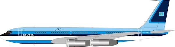 Boeing 707-300 Iran Air Force EP-HIM with stand