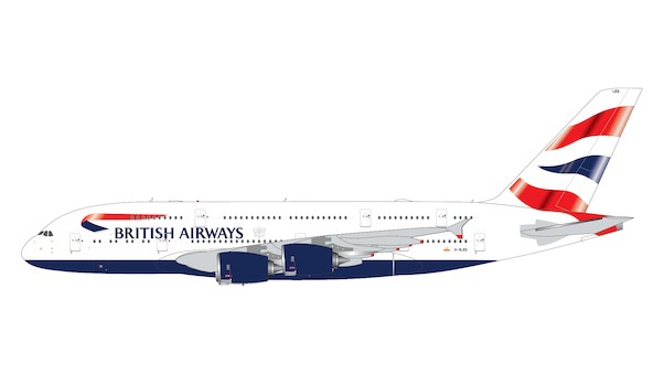 Airbus A380 British Airways G-XLED