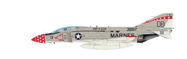 McDonnell Douglas F4J Phantom II, US Marines, 153887, VMFA-235 "Death Angels", 1972