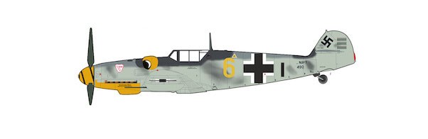 Messerschmitt Bf109G-6 Luftwaffe, "Yellow 6", Ofw. Alfred Surau, 9./JG 3, Germany, Sept 1943