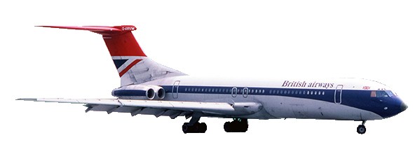 Vickers VC10 British Airways G-ARVM With Stand