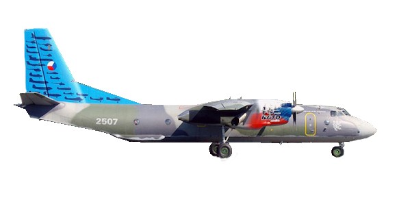 Antonov An-26 Czech Air Force 2507 "Anniversary marking"
