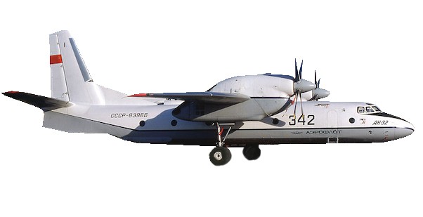 Antonov An-32 Aeroflot CCCP-83966 "Le Bourget 1977 shownr . 342"