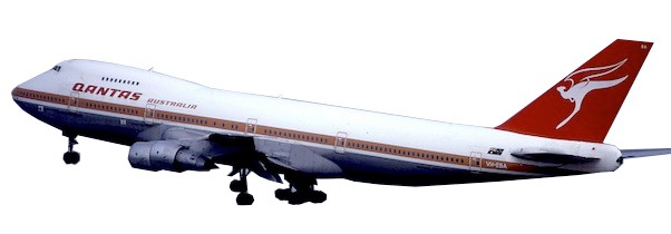 Boeing 747-200 Qantas VH-EBA (Polished)