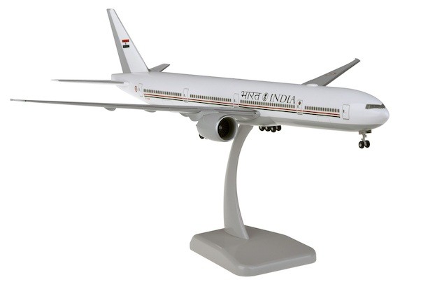 Boeing 777-300ER Indian Air Force VT-ALW Snap fit with stand and gears