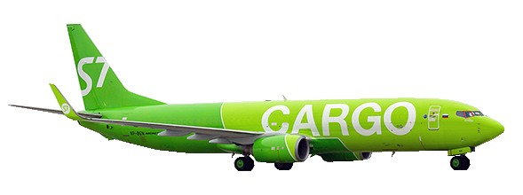 Boeing 737-800BCF S7 Cargo VP-BEN With Stand