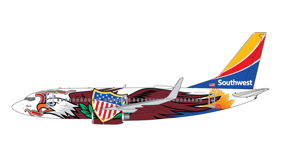 Boeing 737-700 Southwest Airlines "Illinois One" N918WN