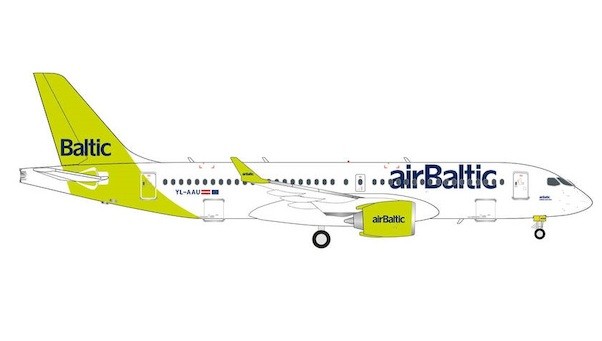 Airbus A220-300 AirBaltic YL-AAU