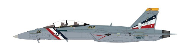 F/A-18F Super Hornet, US Navy, NE100/165916, VFA-2 "Bounty Hunters", USS Abraham Lincoln, 2012