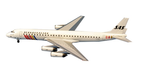 Douglas DC8-62 SAS Scandinavian Airlines LN-MOW