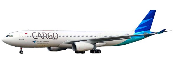 Airbus A330-300 Garuda Indonesia "Cargo Title" PK-GPA With Antenna
