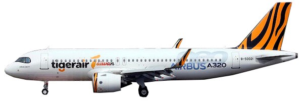 Airbus A320neo Tigerair Taiwan B-50021