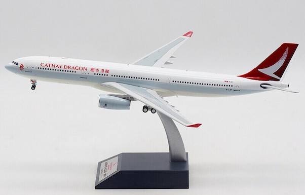 Airbus A330-300 Cathay Dragon B-LBF With Stand