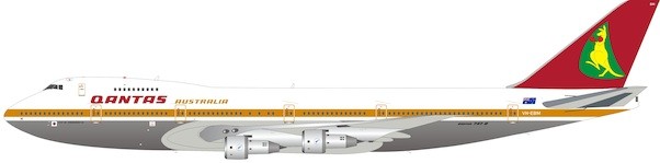 Boeing 747-200 Qantas VH-EBM Polished