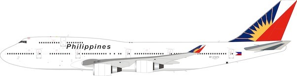 Boeing 747-400 Philippine Airlines RP-C7473 With coin