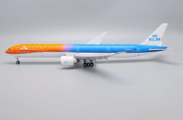 Boeing 777-300ER KLM Orange Pride PH-BVA Flaps down