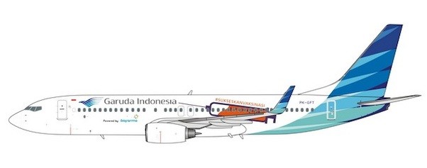 Boeing 737-800 Garuda Indonesia "Vaccine" PK-GFT