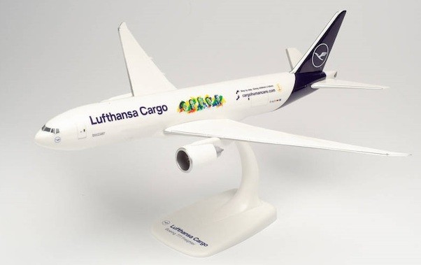 Boeing 777F Lufthansa Cargo "Human Care Buenos Dias Mexico" D-ALFI