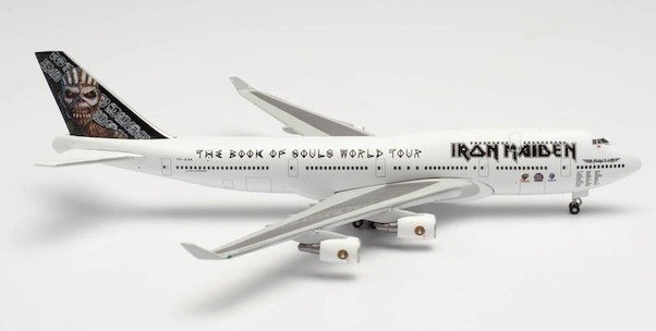 Boeing 747-400 Iron Maiden Ed Force One Book o Souls W.T. 16 TF-AAK