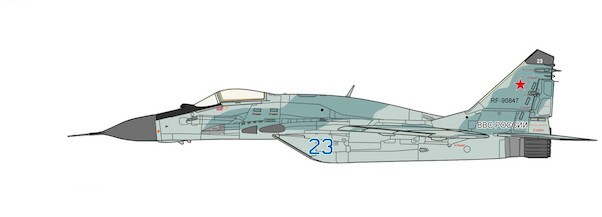 MIG29 Fulcrum SMT RF-90847 Blue 23 Russian Air Force Kubinka Air Base 2019