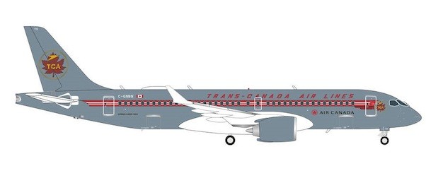 Airbus A220-300 Air Canada Trans Canada Air Lines retro livery C-GNBN