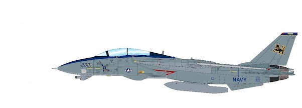 Grumman F14D Tomcat US Navy, No 164347, VF-213 Black Lions, 2006 "Final Cruise"