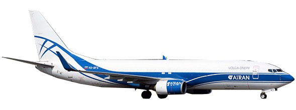 Boeing 737-800BCF Atran / Aviatrans Cargo Airlines Flaps Down VQ-BFS