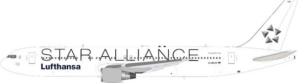 Boeing 767-300ER Lufthansa Star Alliance D-ABUW
