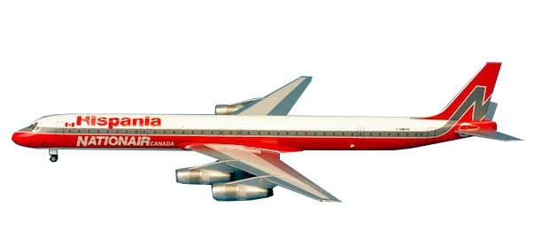 Douglas DC8-61 Nationair / Hispania C-GMXQ