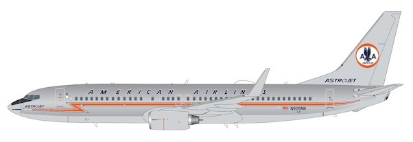 Boeing 737-800 American Airlines polished "Astrojet" livery N905NN