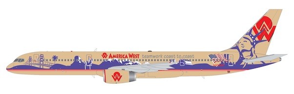 Boeing 757-200 America West Airlines N902AW "Teamwork Coast to Coast"
