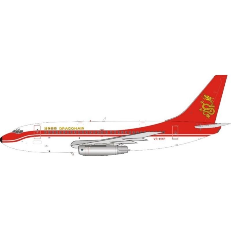 Boeing 737-200 Dragonair VR-HKP With Stand