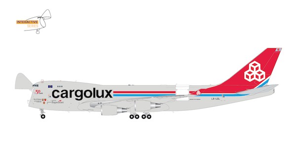 Boeing 747-400ERF Cargolux Airlines International LX-LXL interactive series