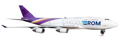 Boeing 747-400(BCF) Aerotranscargo 'ROM' ER-BBE Hybrid Thai livery Flap down