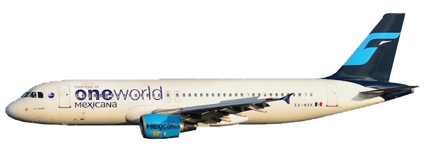 Airbus A320 Mexicana oneworld XA-MXK