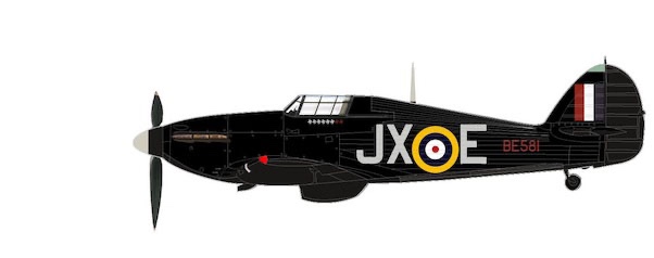 Hawker Hurricane Mk.IIc RAF BE581, F/Lt Karel M Kuttlelwasher, No.1 Sqn., Tangmere 1942
