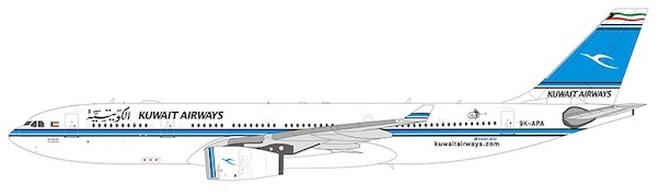 Airbus A330-200 Kuwait Airways 9K-APB with "65 years" sticker