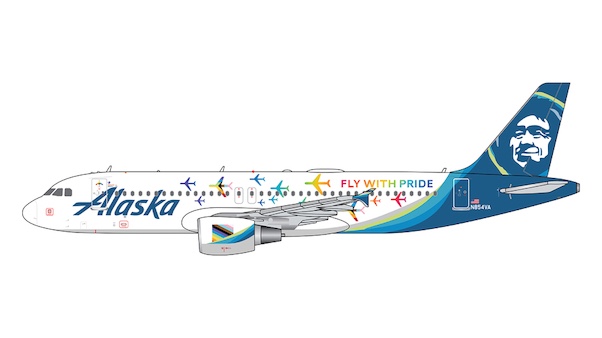 Airbus A320 Alaska Airlines "Fly With Pride" N854VA